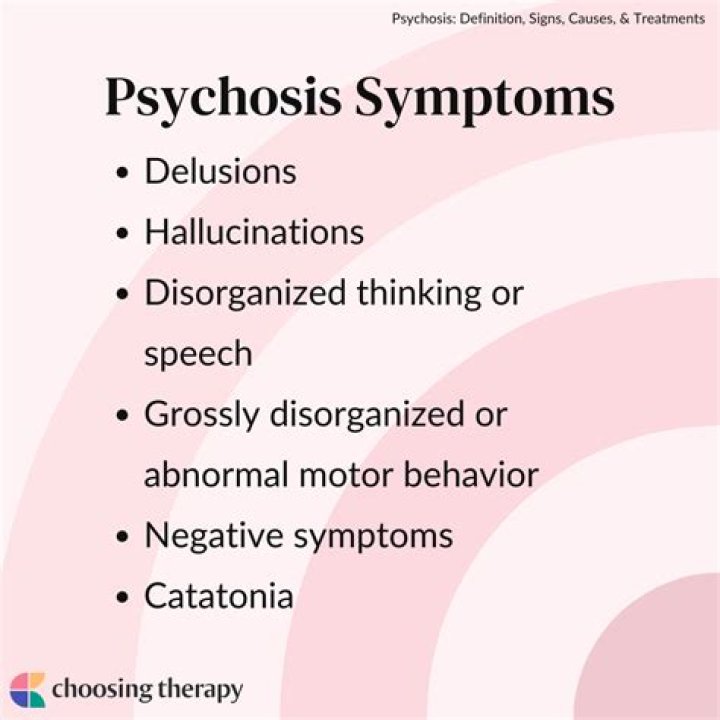 What are the 3 types of psychosis?